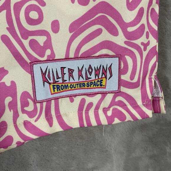 Killer Klowns From Outer Space Swim Trunks Men's XL Mesh Lined Drawstring Shorts - Picture 3 of 13